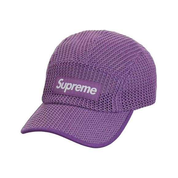 Supreme Purple Mesh String Camp Adjustable Strap Cap Hat One Size - Picture 1 of 5